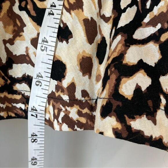 NWOT Midnight Velvet Midi Animal Print Dress XL - Picture 8 of 9